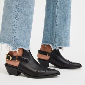 Desola Leather Western Mule